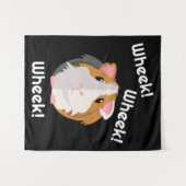 Guinea Pig Liebe Wandteppich (Vorderseite (Horizontal))