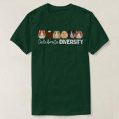 Guinea Pig Liebhaber feiern Diversity T - Shirt (Design vorne)