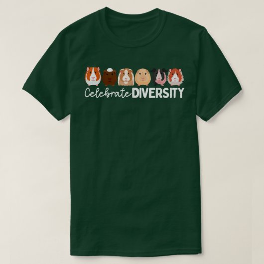 Guinea Pig Liebhaber feiern Diversity T - Shirt (Design vorne)