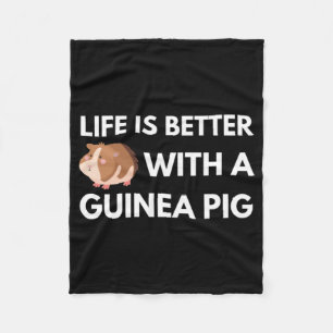Guinea Pig Lover Fleecedecke