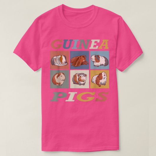Guinea Pig Lover Funny T-Shirt (Design vorne)