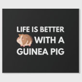 Guinea Pig Lover Geschenkpapier (Flach)