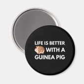 Guinea Pig Lover Magnet (Vorderseite/Rückseite)