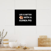 Guinea Pig Lover Poster (Küche)