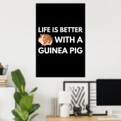 Guinea Pig Lover Poster (Heimbüro)
