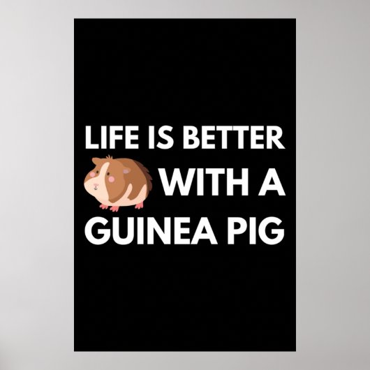 Guinea Pig Lover Poster (Vorne)