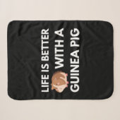 Guinea Pig Lover Sherpadecke (Vorderseite (Horizontal))