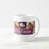 Guinea Pig Lovin Multi Photo Coffee Mug  Kaffeetasse (VorderseiteRechts)