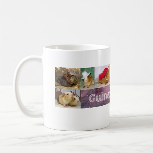 Guinea Pig Lovin Multi Photo Coffee Mug Kaffeetasse (Links)