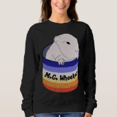 Guinea Pig M C Wheeker Wheeking Cavy Sweatshirt (Vorderseite)