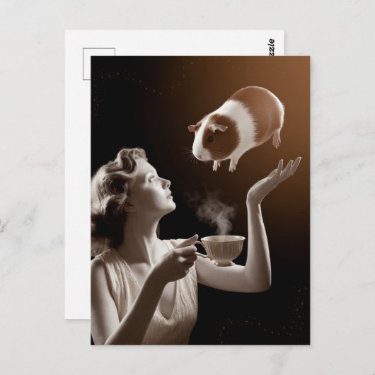 Guinea Pig Magick Postkarte (Vorne/Hinten)