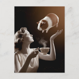 Guinea Pig Magick Postkarte