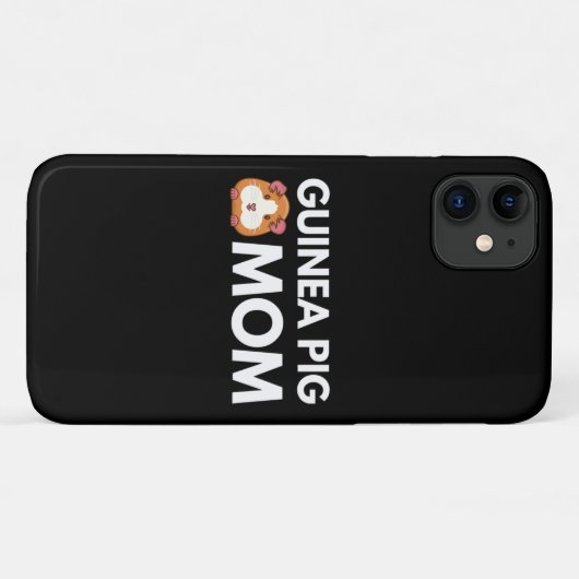 Guinea Pig Mama Case-Mate iPhone Hülle (Rückseite (Horizontal))