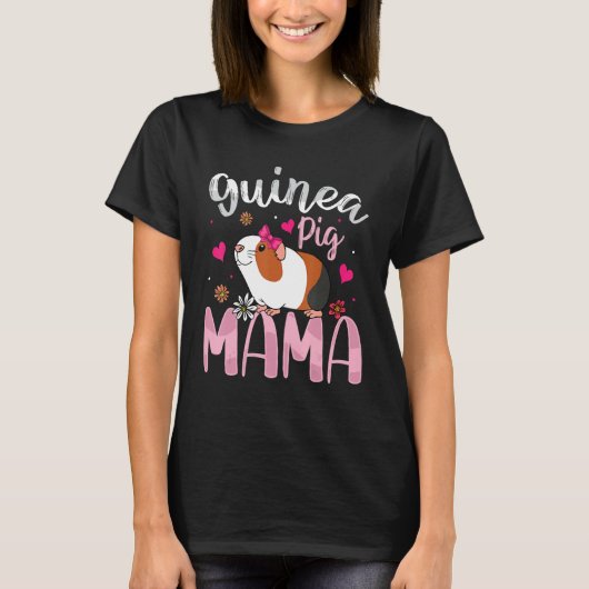 Guinea Pig Mama   Guinea Pigs   Women Girls Kid T-Shirt (Vorderseite)
