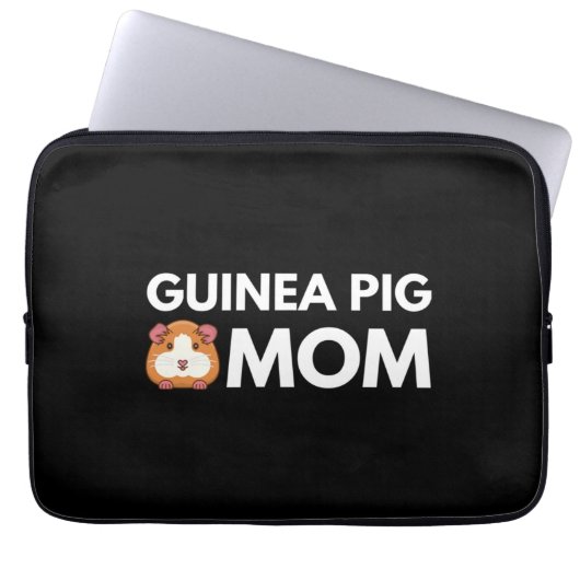 Guinea Pig Mama Laptopschutzhülle (Vorderseite)