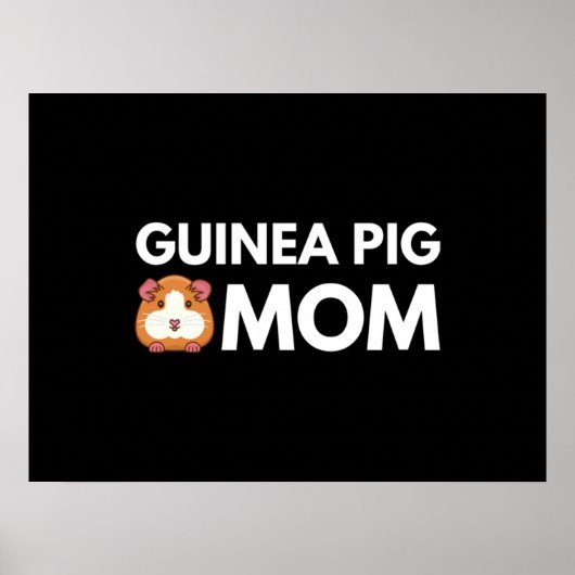 Guinea Pig Mama Poster (Vorne)