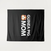 Guinea Pig Mama Wandteppich (Vorderseite (Horizontal))