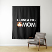 Guinea Pig Mama Wandteppich (Beispiel)