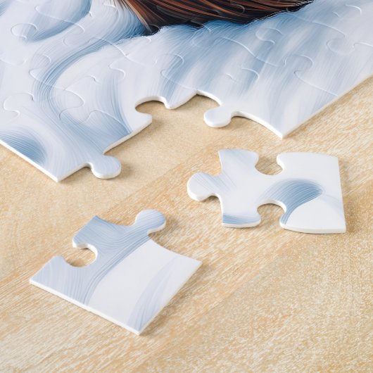 Guinea Pig mit Snowman Puzzle (Seite)