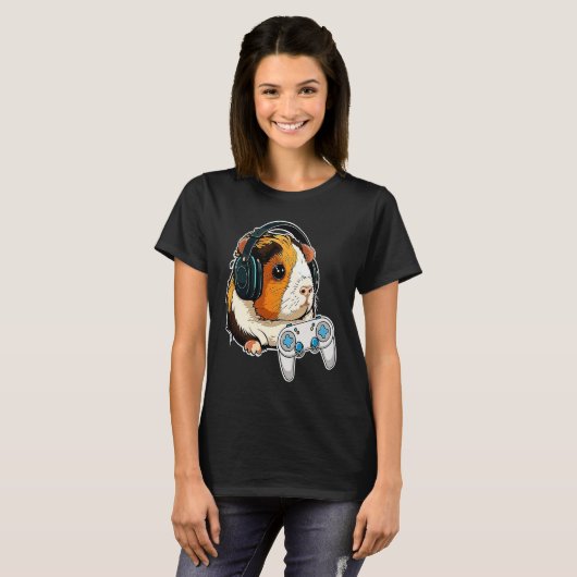 Guinea Pig Mom Dad Piggy Chew Cage 7 T-Shirt (Vorne ganz)