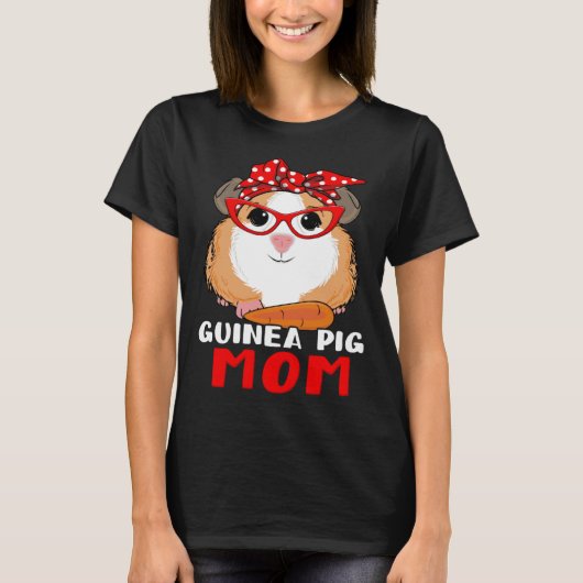 Guinea Pig Mom Mothers Day Hamster  Mama Womens T-Shirt (Vorderseite)