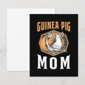Guinea Pig Mommy Dankeskarte (Vorne/Hinten)