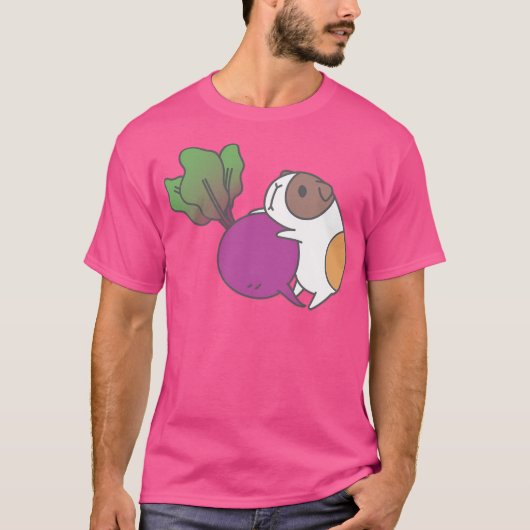 Guinea Pig Muster T-Shirt (Vorderseite)