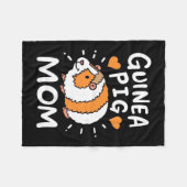 Guinea Pig Mutter Fleecedecke (Vorderseite (Horizontal))