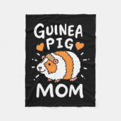 Guinea Pig Mutter Fleecedecke (Vorderseite)