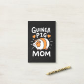Guinea Pig Mutter Post-it Klebezettel (Auf Schreibtisch)