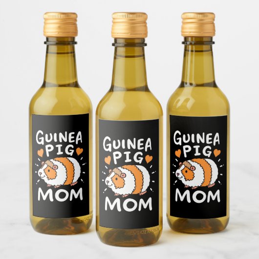 Guinea Pig Mutter Weinetikett (Flaschen)