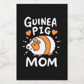 Guinea Pig Mutter Weinetikett (Einzelnes Label)