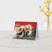 Guinea Pig Note Karte (Gelbe Blume)