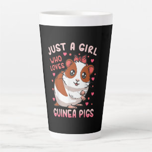 Guinea Pig nur ein Mädchen, das Guinea Liebe Schwe Milchtasse