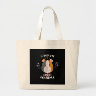 Guinea Pig Oma Mors Day and Christmas Geschenk Jumbo Stoffbeutel