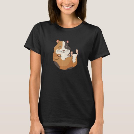 Guinea Pig On The Back Chills for Guinea Pig T-Shirt (Vorderseite)