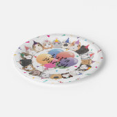 Guinea Pig Party Pappteller (Schrägansicht)