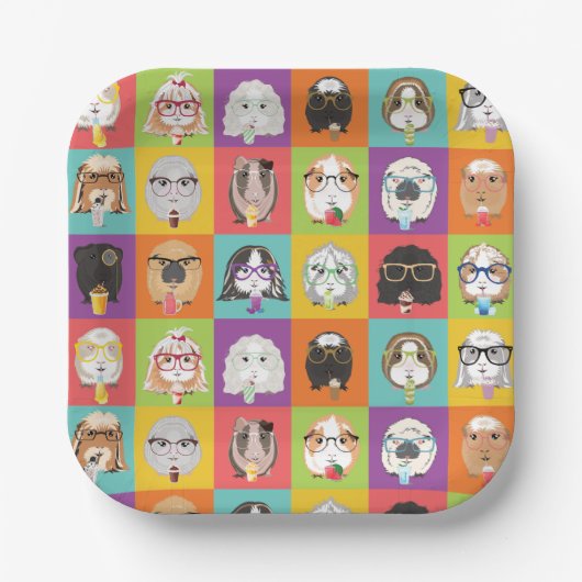 Guinea Pig Party Teller (Vorderseite)