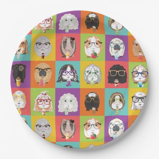 Guinea Pig Party Teller (Vorderseite)