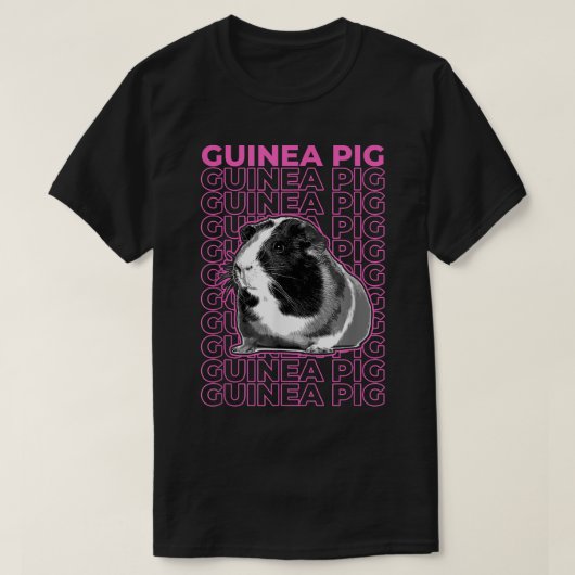 Guinea Pig Pastel Ästhetik T-Shirt (Design vorne)