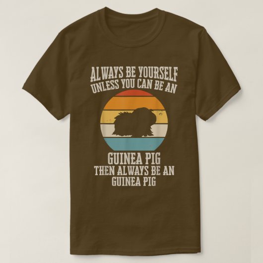 Guinea Pig Pet Peruvian Sheba 501 T-Shirt (Design vorne)