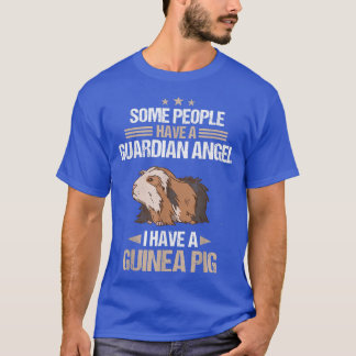 Guinea Pig Pet Peruvian Sheba guardian angel  T-Shirt