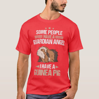 Guinea Pig Pet Peruvian Sheba Schutzengel T-Shirt