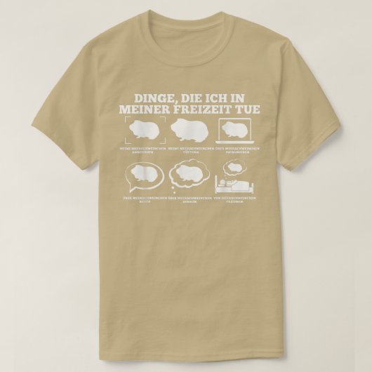 Guinea Pig Pet T-Shirt (Design vorne)