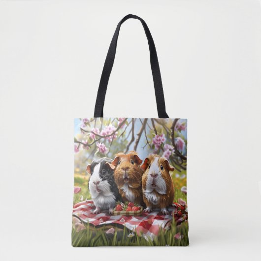Guinea Pig Picnic Tasche (Vorderseite)