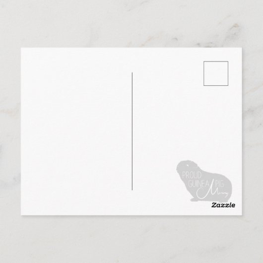 Guinea Pig Postkarte (Rückseite)