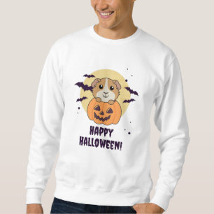 Guinea Pig Pumpkin Sweet Animals Happy Halloween Sweatshirt