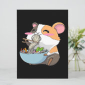 Guinea Pig Ramen Noodles Food Päck Lover Geschenk Menükarte (Stehend Vorderseite)