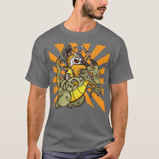 Guinea Pig reitend Dragon T-Shirt