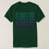 Guinea Pig Retro Premium T - Shirt (Design vorne)